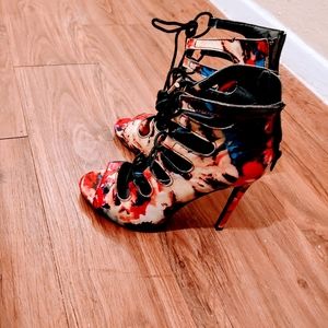Candie's open toe high heel 6.5
